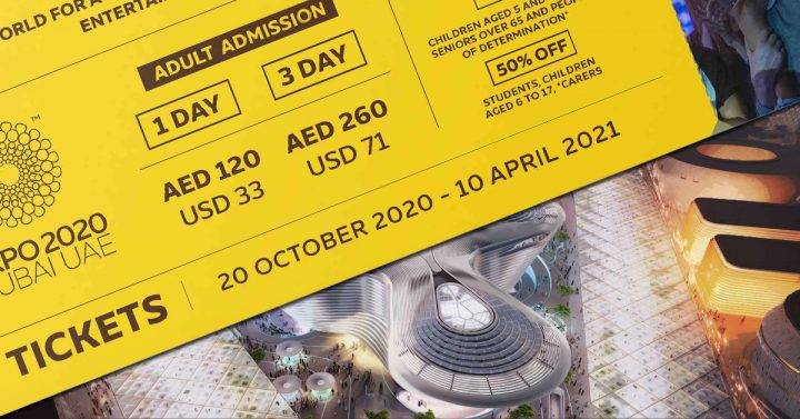 Buy your ticket to EXPO 2020 DUBAI online Luxembourg's