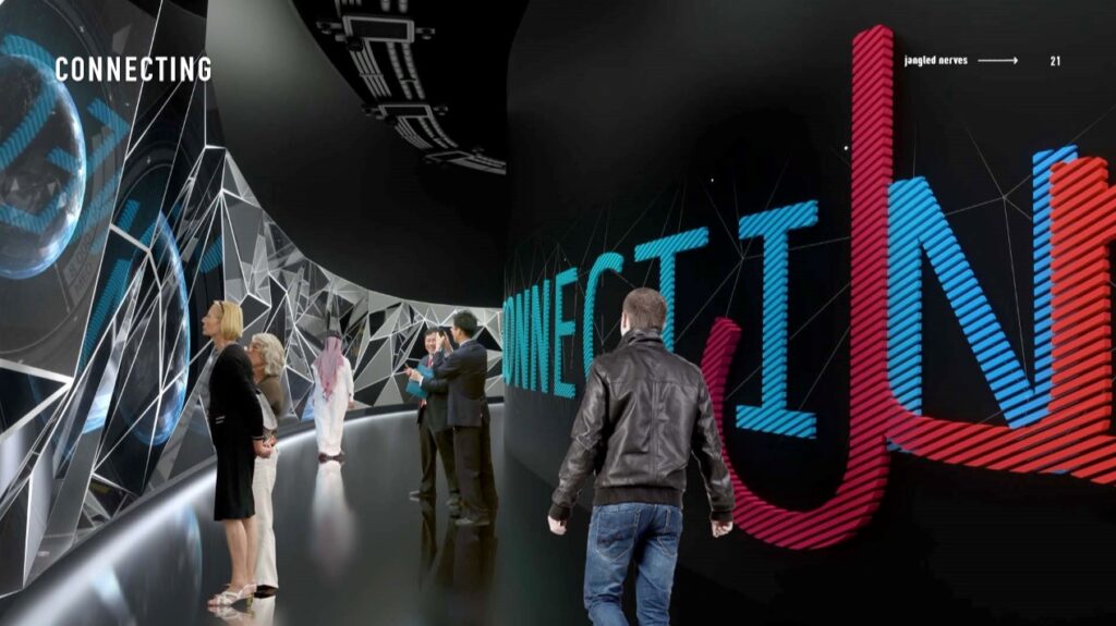 connecting scenography luxembourg pavilion